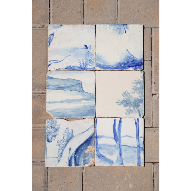 Circa: 18th Century. Country: Portugal. Material: Earthenware, Tin-glazed pottery. Item condition: Some chips and...