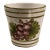 1990s Italian Cachepot With Grape Design For Sale