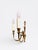 Mid-20th Century 2-Arm Brass Wall Lights, Denmark, Set of 2 For Sale - Image 4 of 7
