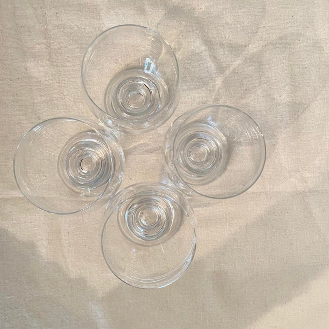 Modern Gina Water Goblets by Bohemia Crystal-Crystalex - Set of 4 For Sale - Image 3 of 7