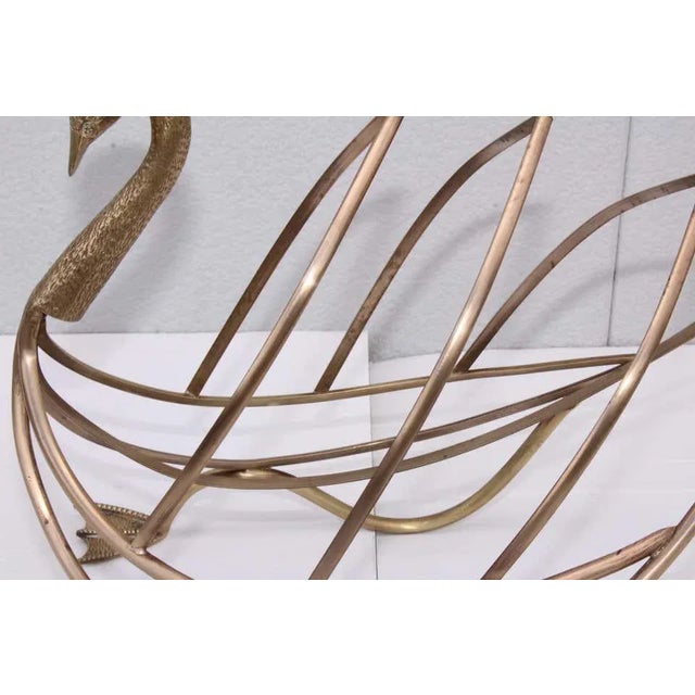 Maison Jansen Brass Magazine Holder For Sale - Image 10 of 13