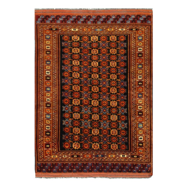 Pasargad DC Pak Kazak Lamb's Wool Rug - 4'11" X 6'3" For Sale - Image 4 of 4