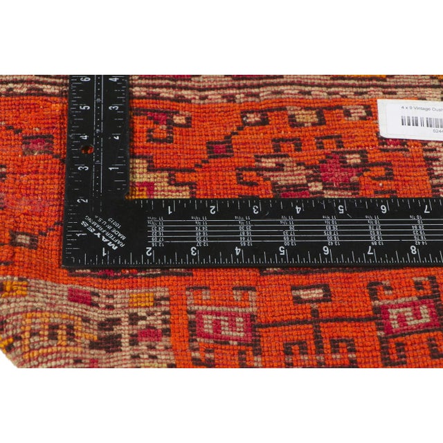 Vintage Turkish Colorful Oushak Rug - 04'05x 08'07 For Sale In Dallas - Image 6 of 10