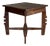 Small Vintage Indonesian Coffee Table in Brown Teak, 1960s For Sale