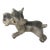 Goebel Dog Schnauzer Fox Terrier, Grey Schnauzer Dog West Germany - For Sale