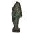 Vintage MCM Brutalist Verdigris Bronze Sculpture Hooded Cloaked Figure Monk 9" For Sale