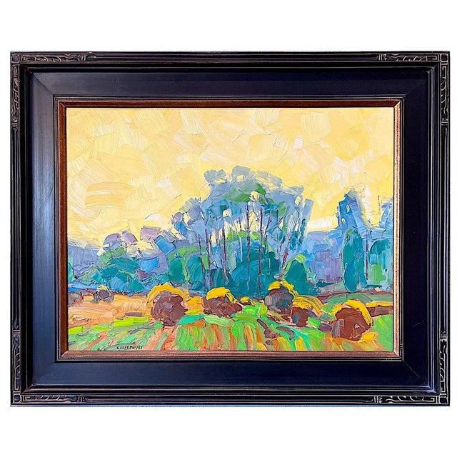 Western Landscape Painting - Montana Ranch - "Summer Fades" by Caleb Meyer For Sale - Image 13 of 13