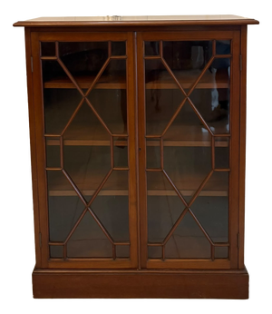 Antique Victorian Mahogany Glazed Bookcase, 1880