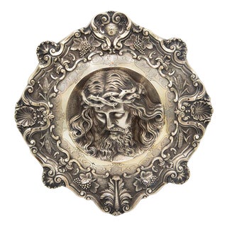 Face of Christ in Full Figure with Reliefs and Engravings For Sale