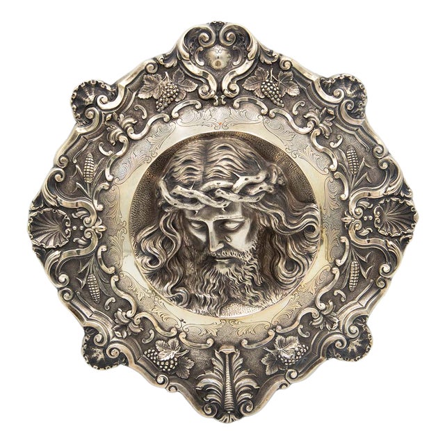 Face of Christ in Full Figure with Reliefs and Engravings For Sale