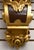 1990s Pair Cherub Gold Finish Wall Sconce Shelves For Sale - Image 5 of 10