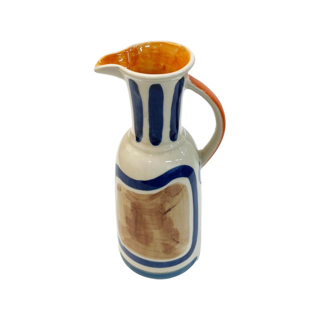 Vista Hand Painted Pitcher For Sale In Chicago - Image 6 of 11