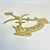 Mid-Century Boho Chic Islamic Brass Saudi Arabia National Emblem Sculptural Wall Object. For Sale - Image 9 of 10