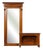 Large Art Nouveau Mirror with Console, Set of 2 For Sale