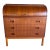 Mid-Century Teak Rolltop Secretary Desk Signed Egon Ostergaard With Label Made in Sweden For Sale