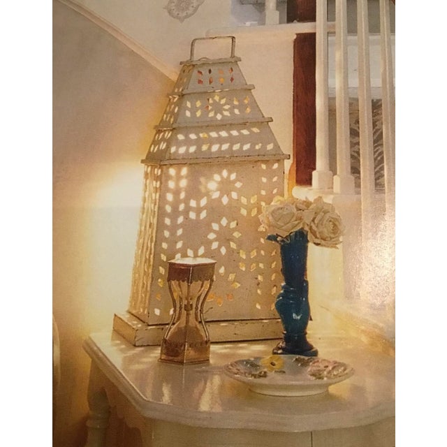 Metal Vintage Late 19th Century Tole Lamp For Sale - Image 7 of 7