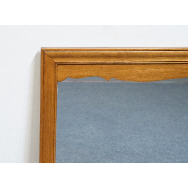 Sprague & Carleton Solid Hard Rock Maple Colonial Early American 48" Mirror 210-B150 601-88 For Sale - Image 4 of 6