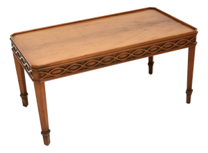 Vintage Georgian Style Coffee Table in Yew Wood, 1950