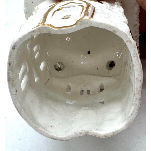 Antique Staffordshire Cottage Pastille Burner With Bird For Sale In Philadelphia - Image 6 of 6