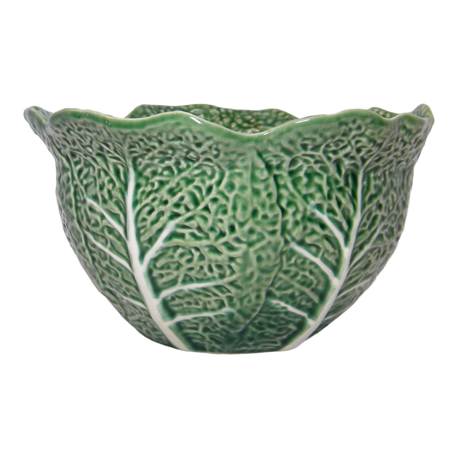 Vintage Cabbage Leaf Serving Bowl Chairish
