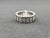 5.72 Ct Emerald Cut Bezel Set Diamond Eternity Ring Size 6.5 For Sale - Image 4 of 8