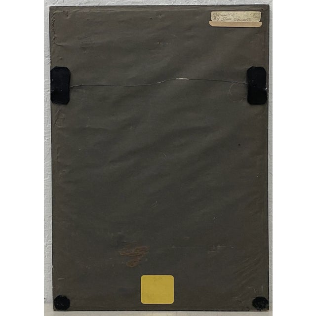 John Collette "Drilling" Original Drypoint Etching W/ Aquatint C.1980 For Sale - Image 12 of 13