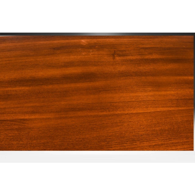 Teak Mid Century Denmark Sliding Door Sideboard Credenza For Sale - Image 11 of 14