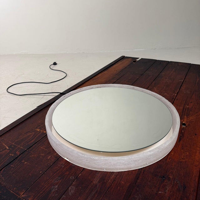 Vintage Illuminated Mirror from Hillebrand Leuchten, Germany, 1970s For Sale - Image 9 of 17