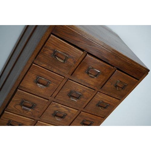 Dutch Oak Apothecary Cabinet, 1930s For Sale - Image 4 of 14