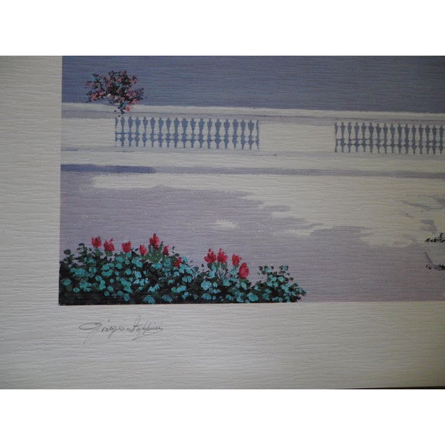 Giorgio Zuppini, Terrzza Sul Mare Con Gabbiani (Land on the Sea with Seagulls), 1970s, Lithograph For Sale - Image 15 of 18