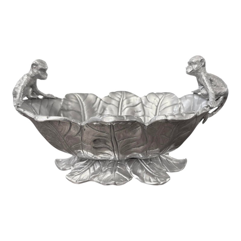Signed Arthur Court 2005 Aluminum Dish Bowl