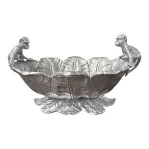 Signed Arthur Court 2005 Aluminum Dish Bowl