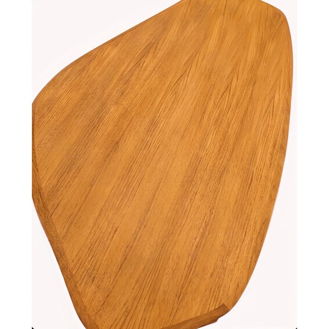 Mid-Century Scandinavian Modern Boomerang Teak Coffee Table by Svante Skogh for Laauser, 1950s For Sale - Image 10 of 12