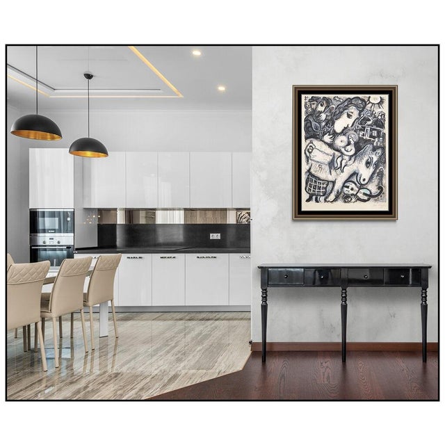 Message us to inquire about custom framing options! (Included for free with every purchase) The artwork here, "Grey...