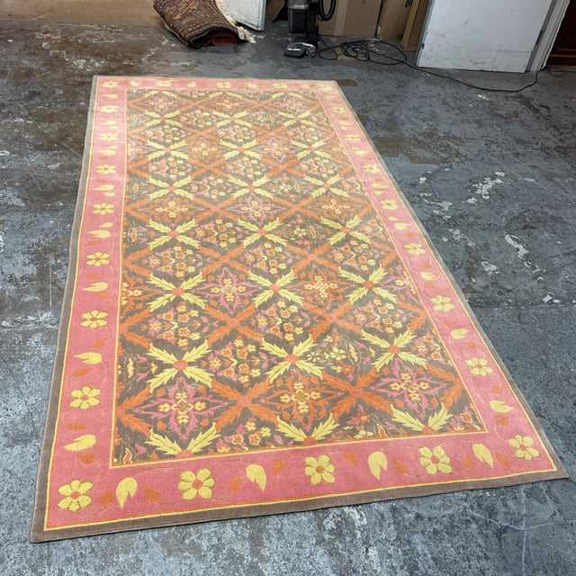 Design Plus Gallery presents a 5ft5in × 10ft3in Custom Tibetan Wool + Silk Area Rug. Hand-knotted in a unique blend of...