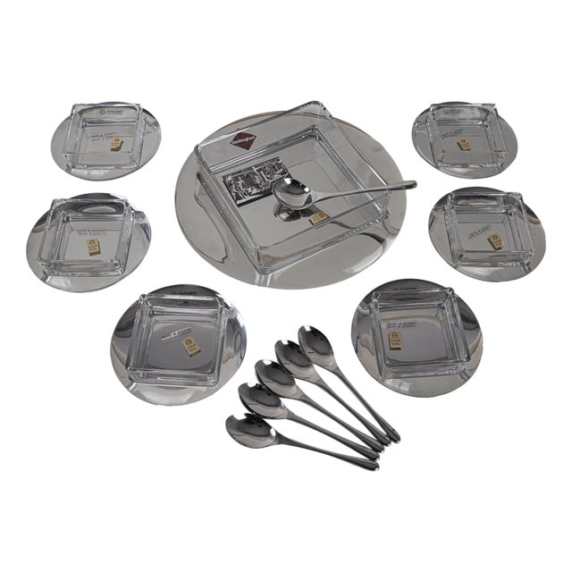 Vintage Italian Dessert Set from Gottinghen, 1970s, Set of 20 For Sale