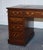 Antique Pedestal Writing Desk by Edwardian Maple & Co, 1890 For Sale - Image 4 of 18