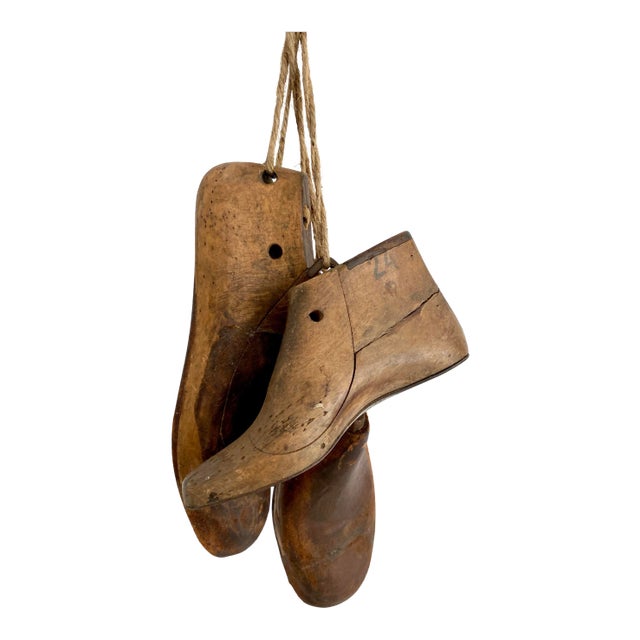 Antique French Custom Shoe Forms - Set of 3 For Sale