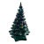 1972 Handmade Ceramic Christmas Tree With Lights For Sale