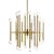 Thomas O'Brien by Visual Comfort Studio Beckham Modern Medium Chandelier, Brass For Sale