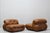 Soriana Armchairs in Leather by Afra and Tobia Scarpa for Cassina, 1969, Set of 2 For Sale - Image 13 of 16