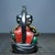 Glass Vintage Painted Glass Maitreya Buddha With Halos, Double-Sided For Sale - Image 7 of 9