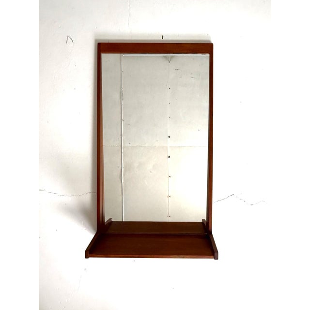 Teak Mirror with Shelf from Aksel Kjersgaard, 1960s For Sale - Image 3 of 7