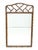 Baker Furniture Company Faux Bamboo Tortoise Finish 29x48" Rectangle Wall Mirror MINT For Sale - Image 4 of 13