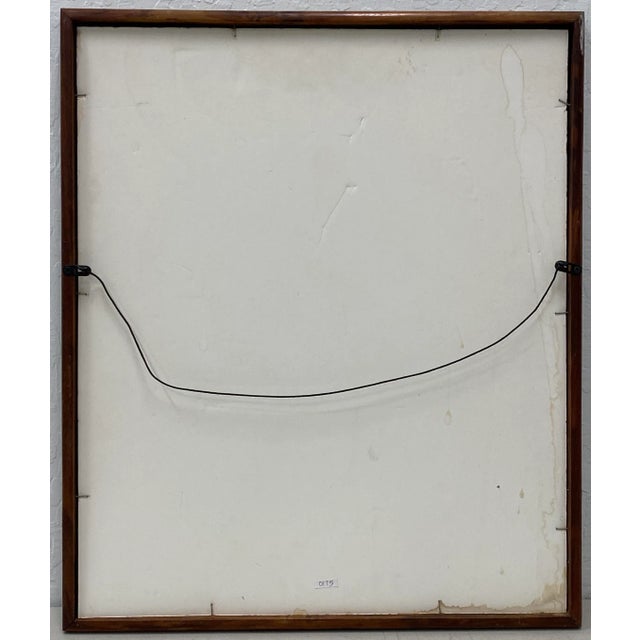 Edwin Kayton "Hawaiian Man" Original Graphite Portrait C.1998 For Sale In San Francisco - Image 6 of 7