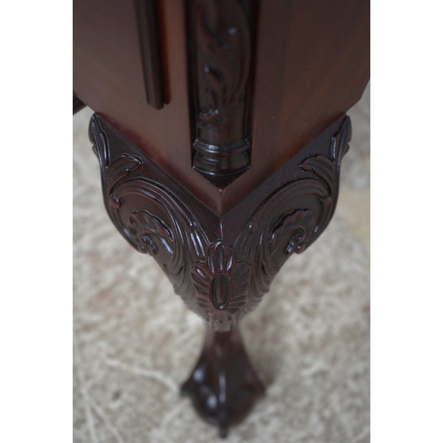 Kindel Winterthur Ball & Claw Mahogany Lowboy For Sale - Image 13 of 18