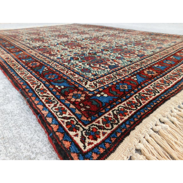 Beige 1930s Antique Persian Rug. 3'6"x 5' For Sale - Image 8 of 13