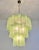 Large Three-Tier Murano Glass Tube Chandelier in Green Albaster, 1990s For Sale - Image 11 of 14