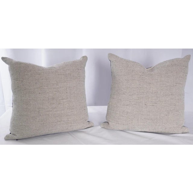 Schumacher Schumacher Decorative Custom Pillows, Pair of For Sale - Image 4 of 4