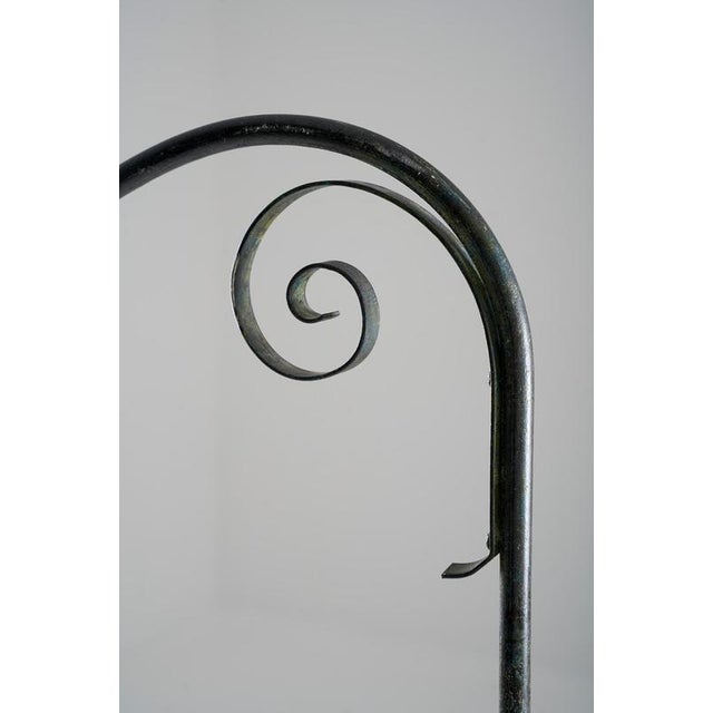 Metal Swedish Floor Lamp in Patinated Brass, 1930s For Sale - Image 7 of 11